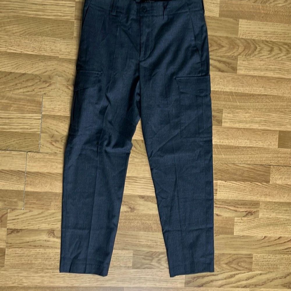 Club Monaco Womens Wool Cargo Pants Full Length Charcoal Size 30